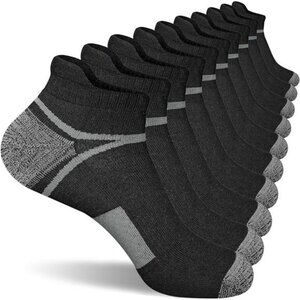 Mens Athletic Socks Cushioned Wicking Anti Blister Running Walking Golf Tennis